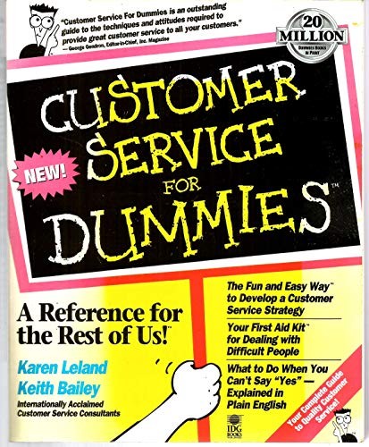 Customer service for dummies - customer, dummies®