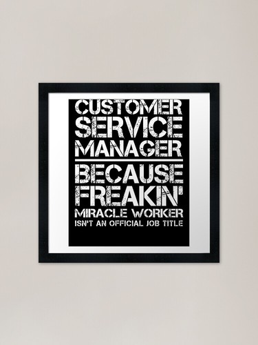 Customer service manager - service,