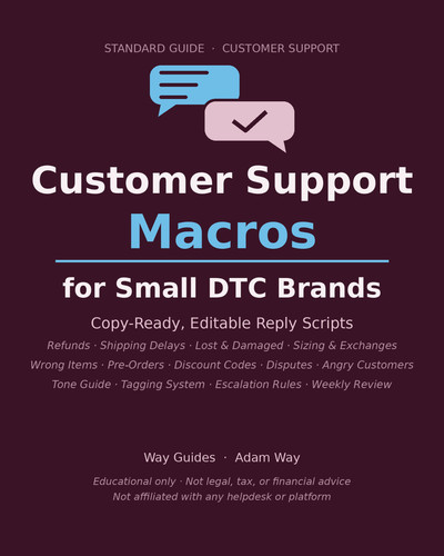 Customer service macros for - service,