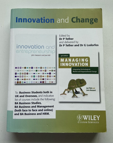 Innovation and change wiley - and,