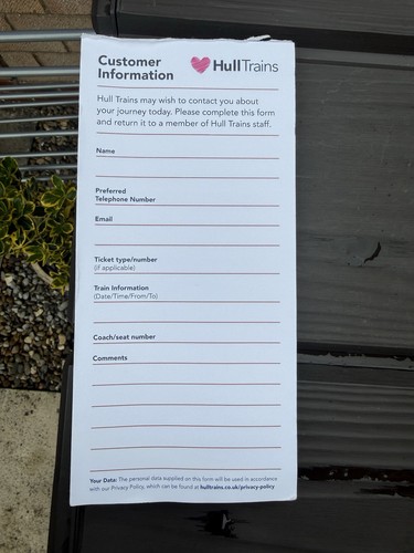 Hull trains customer - hull, service